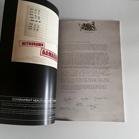 Monty Python Live Mostly Program Book NYC Stage Show, One Down Five To Go 2014 - Picture 3 of 4